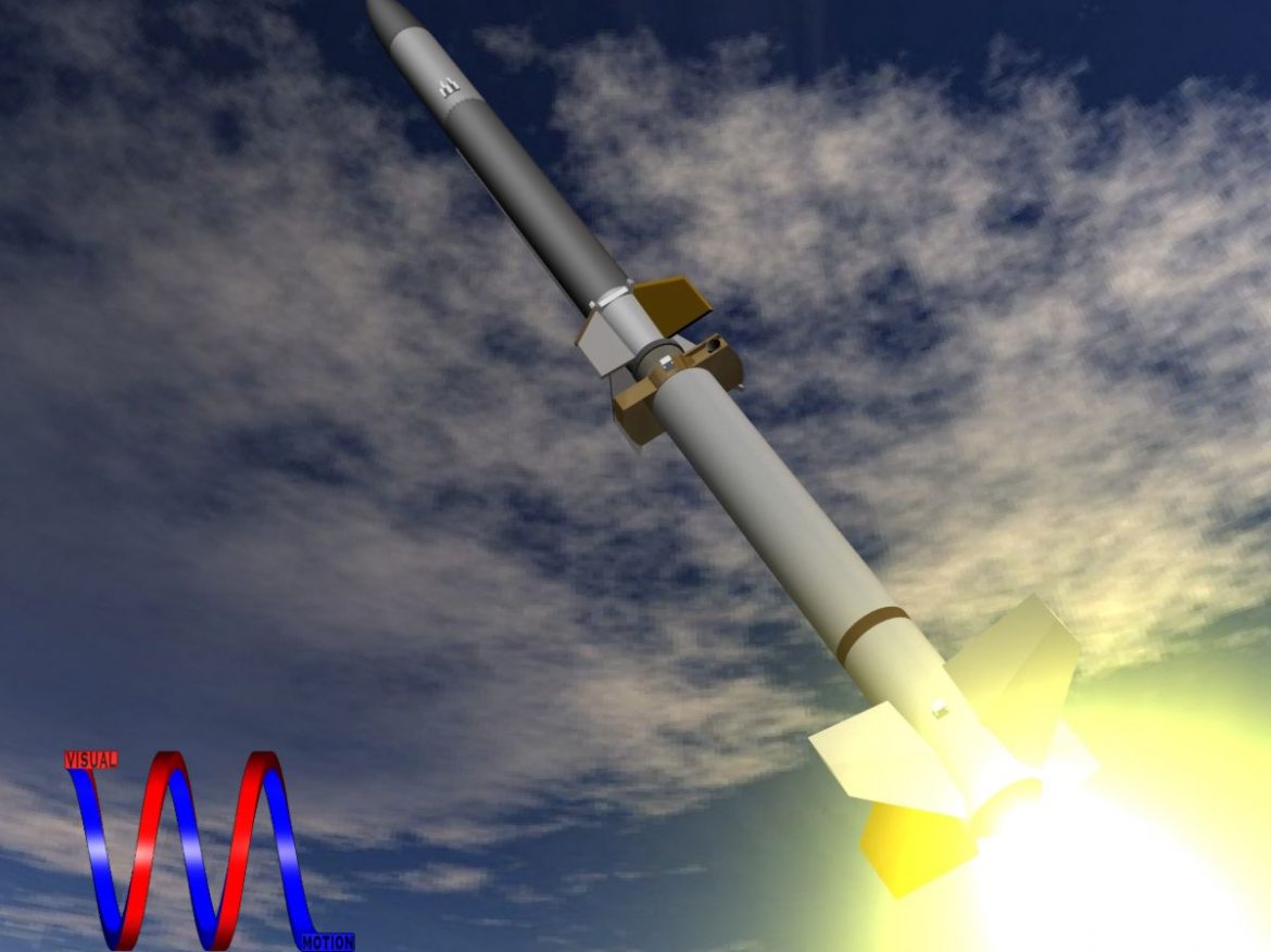 us terrier-malemute rocket 3d model 3ds dxf x other cod scn obj 144519