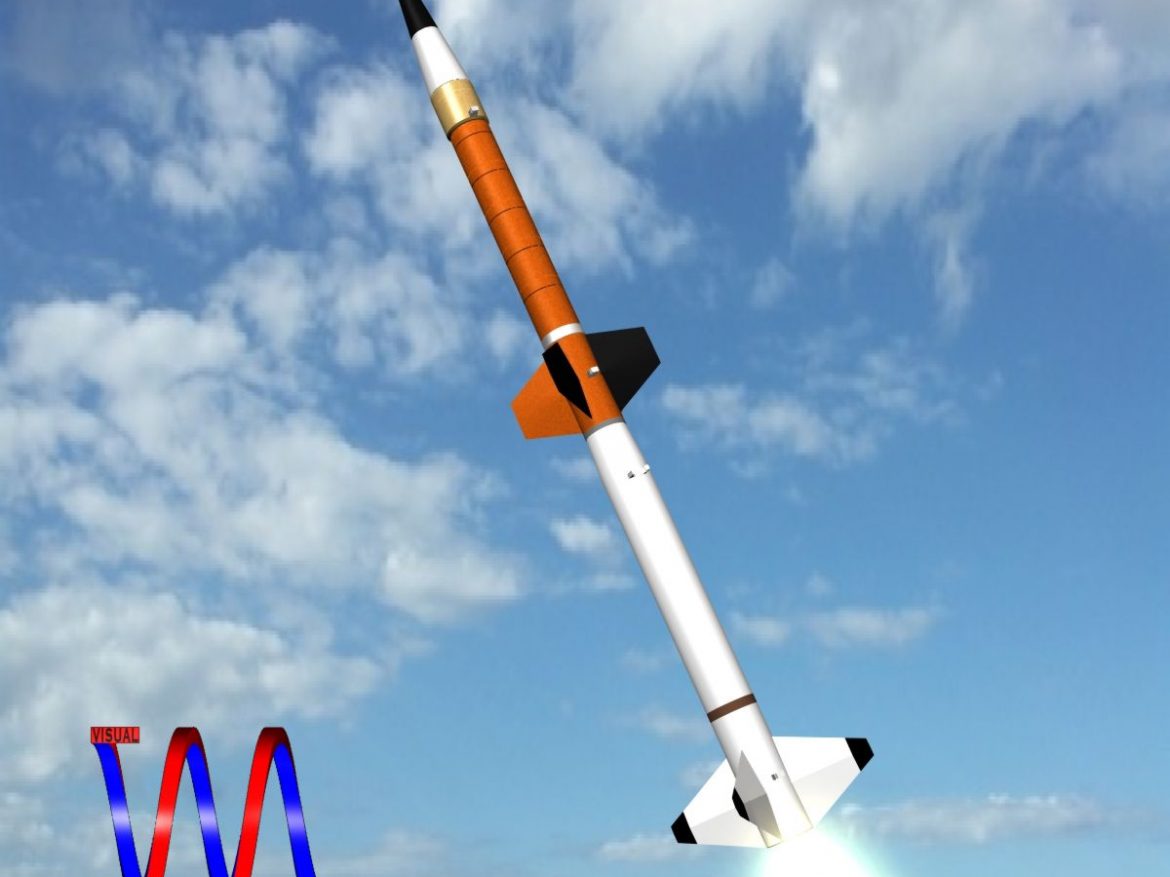 us terrier-nike missile 3d model 3ds dxf cob x obj 140332