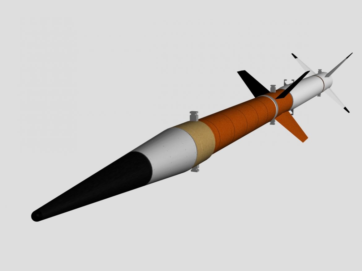 us terrier-nike missile 3d model 3ds dxf cob x obj 140334