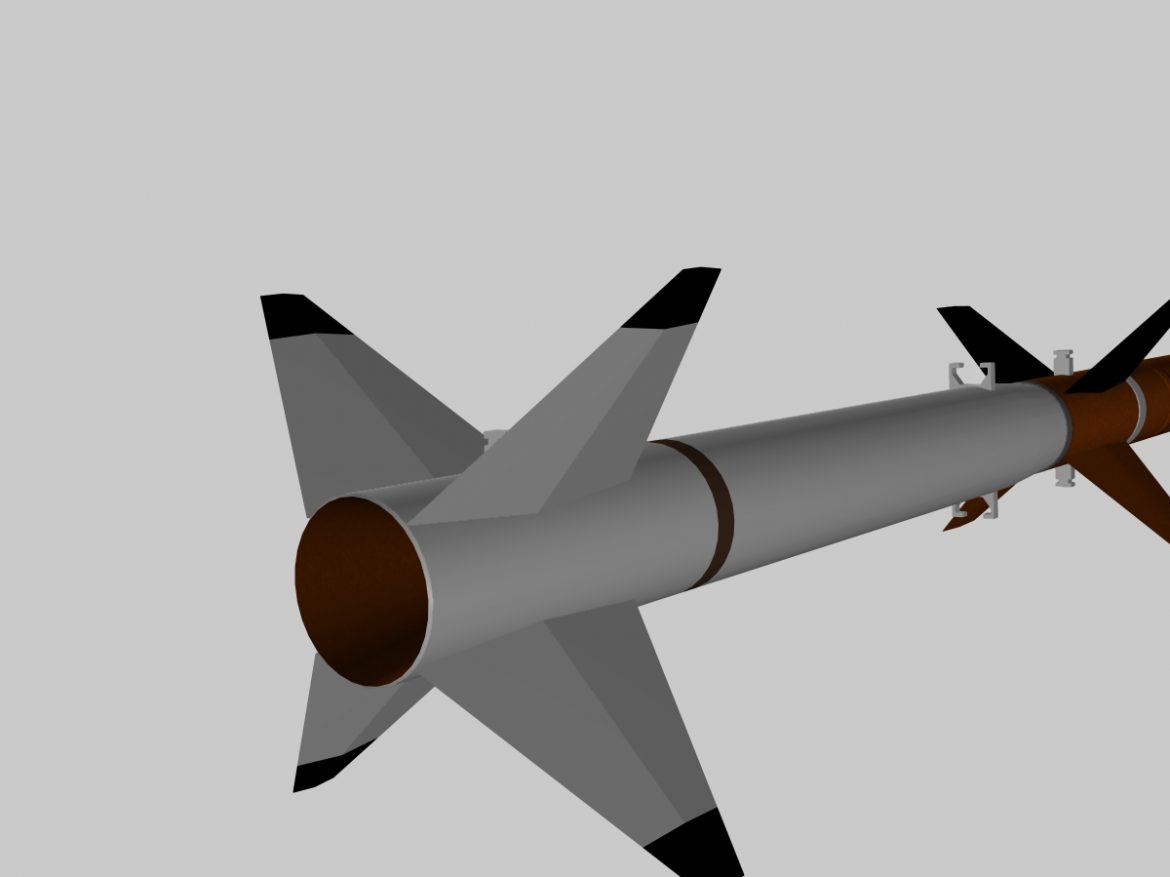 us terrier-nike missile 3d model 3ds dxf cob x obj 140337