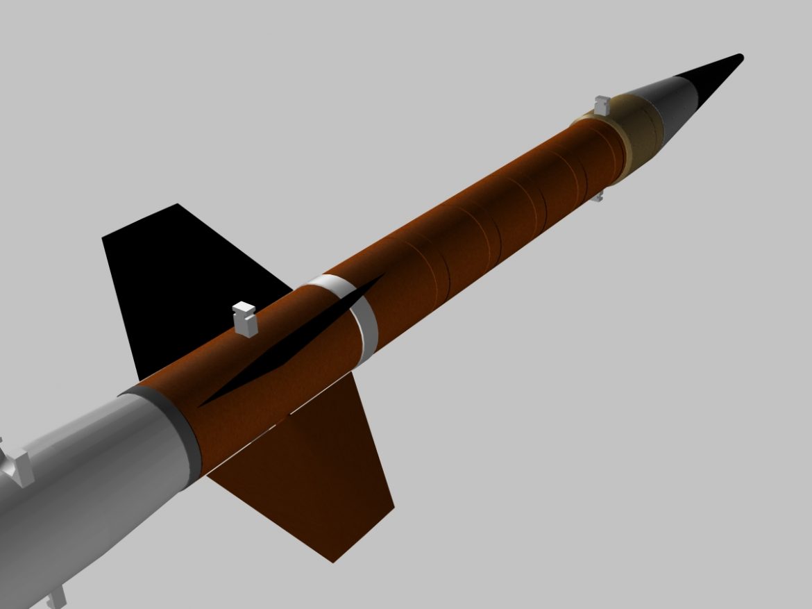 us terrier-nike missile 3d model 3ds dxf cob x obj 140338
