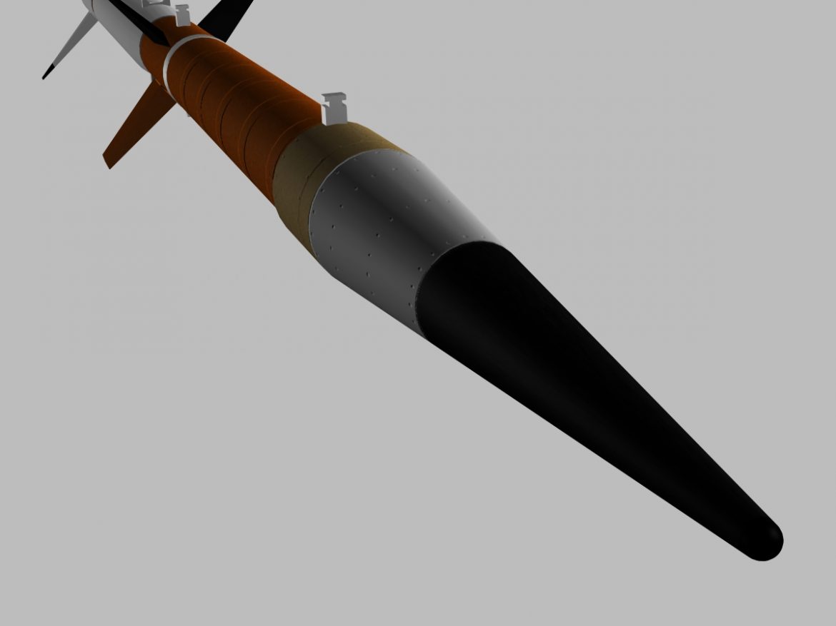 us terrier-nike missile 3d model 3ds dxf cob x obj 140339
