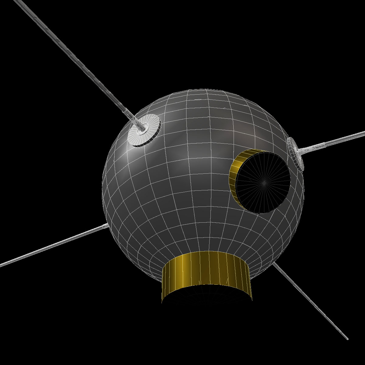 vanguard ii satellite 3d model 3ds dxf fbx blend cob dae x obj 163944