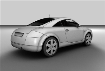 audi tt 3d model 3ds c4d texture 109135