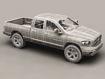 Dodge ram 3d model