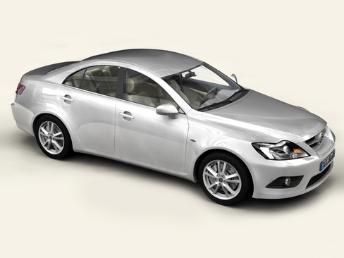 generic car middle class 3d model 3ds max obj 115889