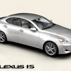 lexus is 3d model 3ds max obj 81586