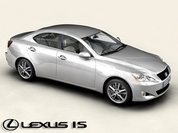 lexus is 3d model 3ds max obj 81586