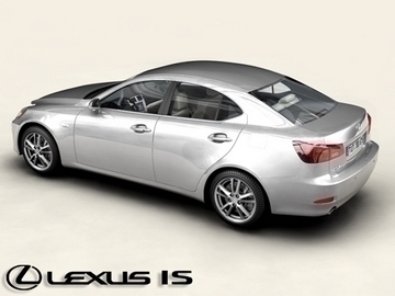 lexus is 3d model 3ds max obj 81587