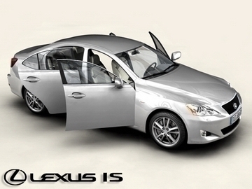lexus is 3d model 3ds max obj 81589