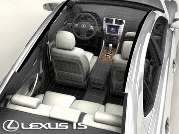 lexus is 3d model 3ds max obj 81592
