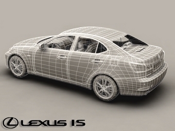 lexus is 3d model 3ds max obj 81594