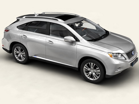lexus rx 2010 3d model 3ds max c4d lwo ma mb obj 118209