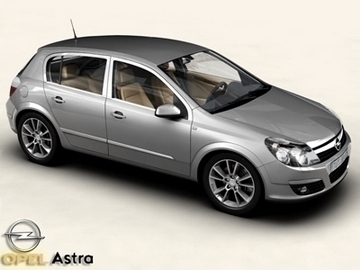 opel astra 3d model 3ds max obj 81728