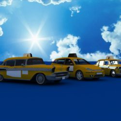 taxi cars collection 3d model max dxf fbx obj 120208