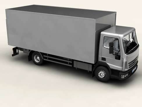 Generic Truck 3d Model Flatpyramid