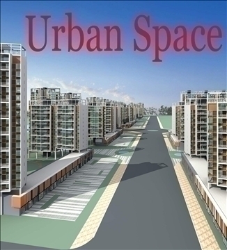 urban spaces 036 3d model 3ds max 91479