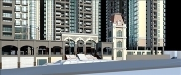 urban spaces 042 3d model 3ds max 91593