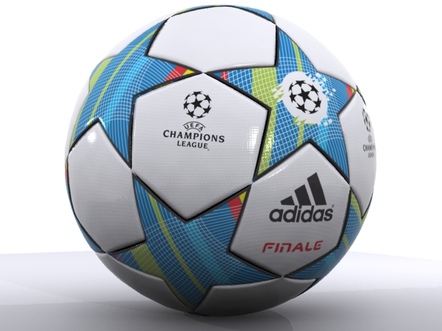 Adidas Finale 3D Official Match Ball Champions 3D Model ...