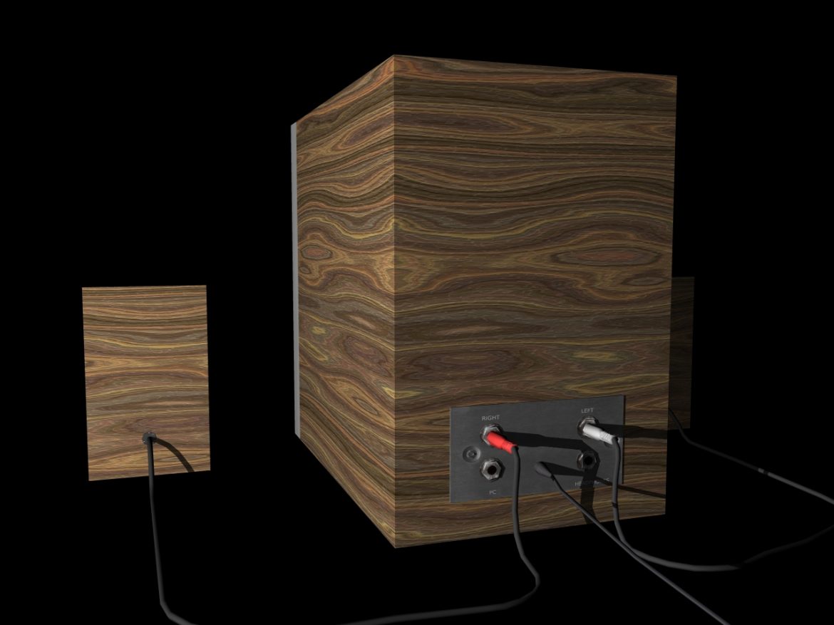 speakers 2 in 1 3d model 3ds 164301