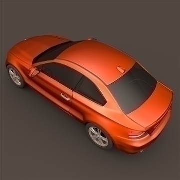 bmw 1 coupe 3d model 3ds fbx blend c4d 107109