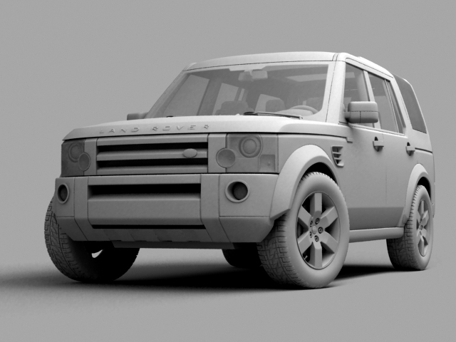 land rover discovery 3 3d model 3ds max obj 124918