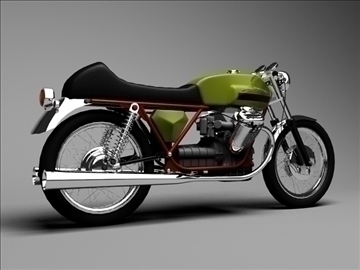 moto guzzi v7 sport 1970 3d model 3ds max c4d obj 111834