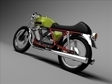 moto guzzi v7 sport 1970 3d model 3ds max c4d obj 111835