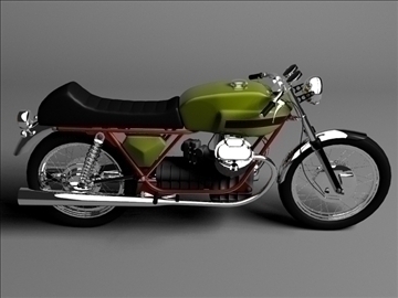 moto guzzi v7 sport 1970 3d model 3ds max c4d obj 111836