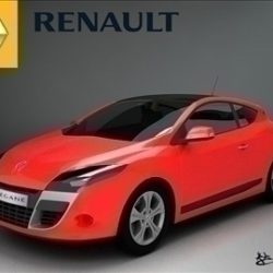 renault megane coupe 2009 3d model max 99233