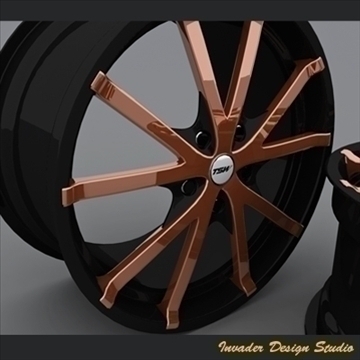 tsw rocket 5 auto rims 3d model 3ds max other 107075