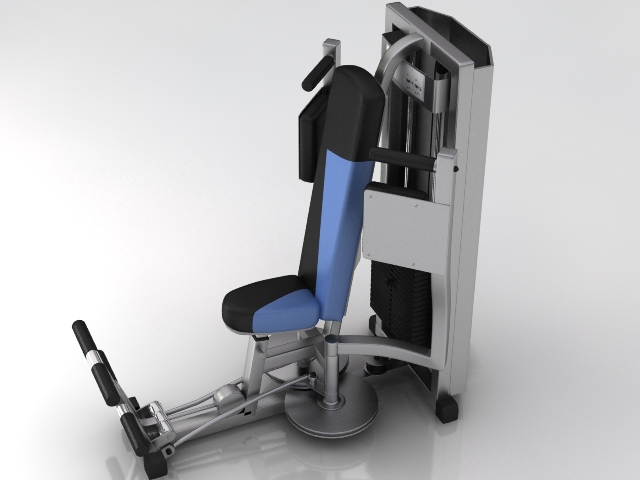 fitness gym equipment 3 3d model 3ds max obj 121116