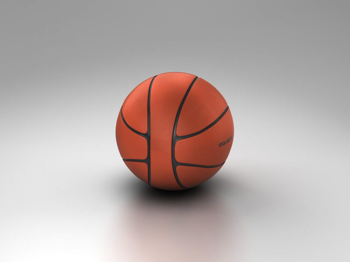 basketball ball 4l orange 3d model 3ds max fbx c4d ma mb obj 165622