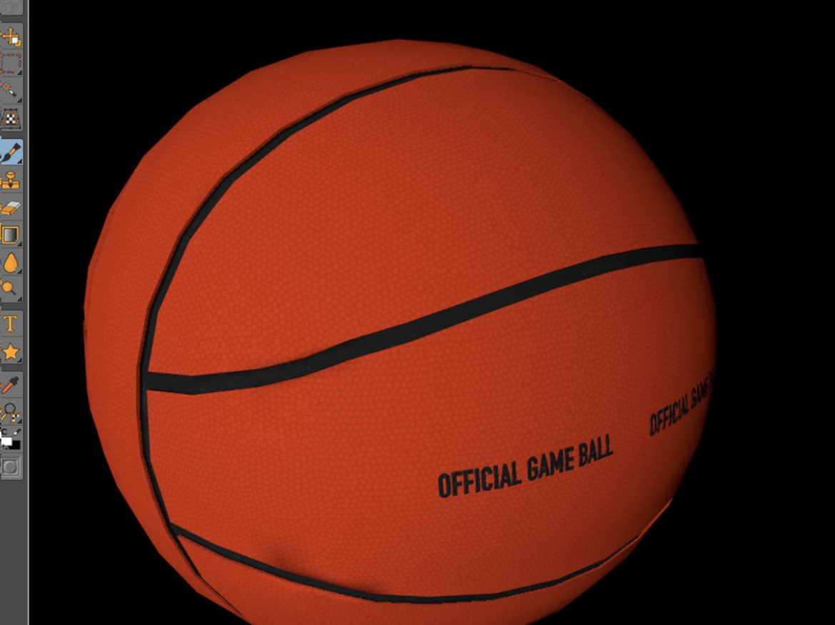 basketball ball 4l orange 3d model 3ds max fbx c4d ma mb obj 165625
