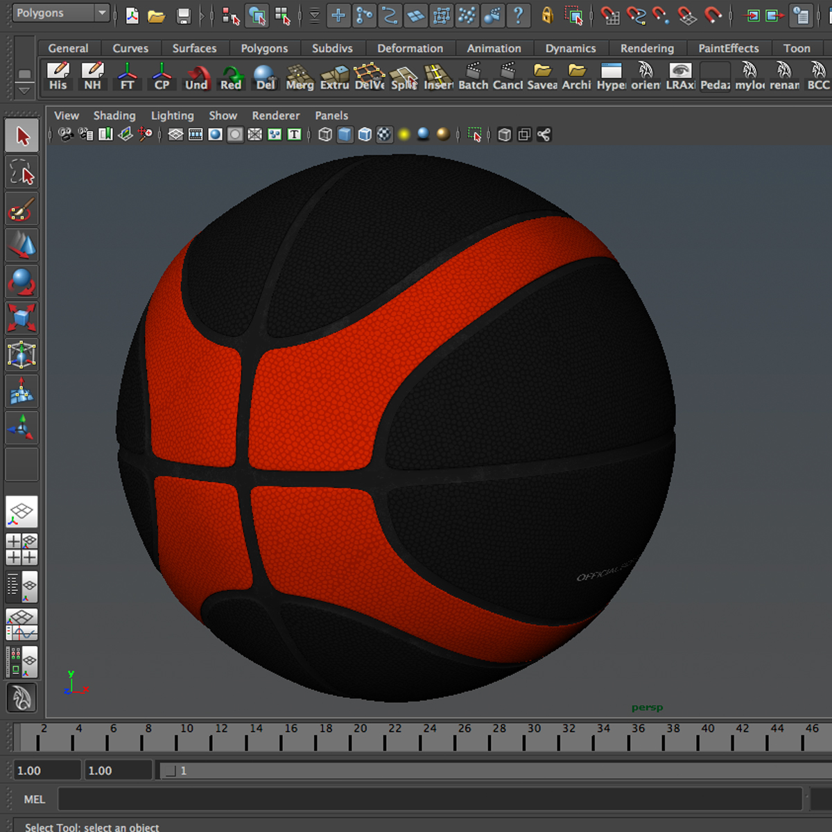 basketball ball eba black 3d model 3ds max fbx c4d ma mb obj 165310