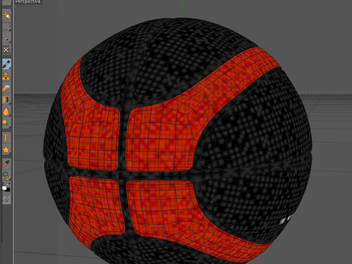 basketball ball eba black 3d model 3ds max fbx c4d ma mb obj 165311