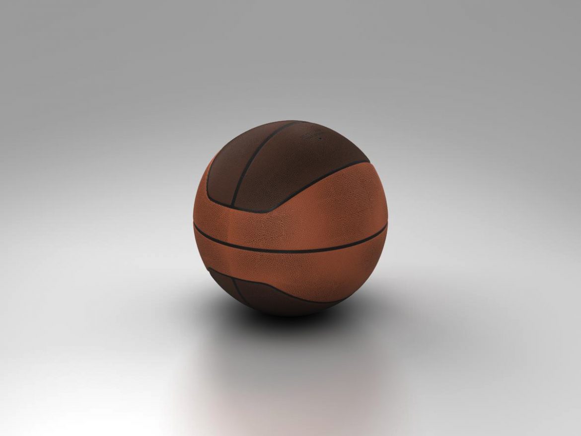 basketball ball euro 3d model 3ds max fbx c4d ma mb obj 164969