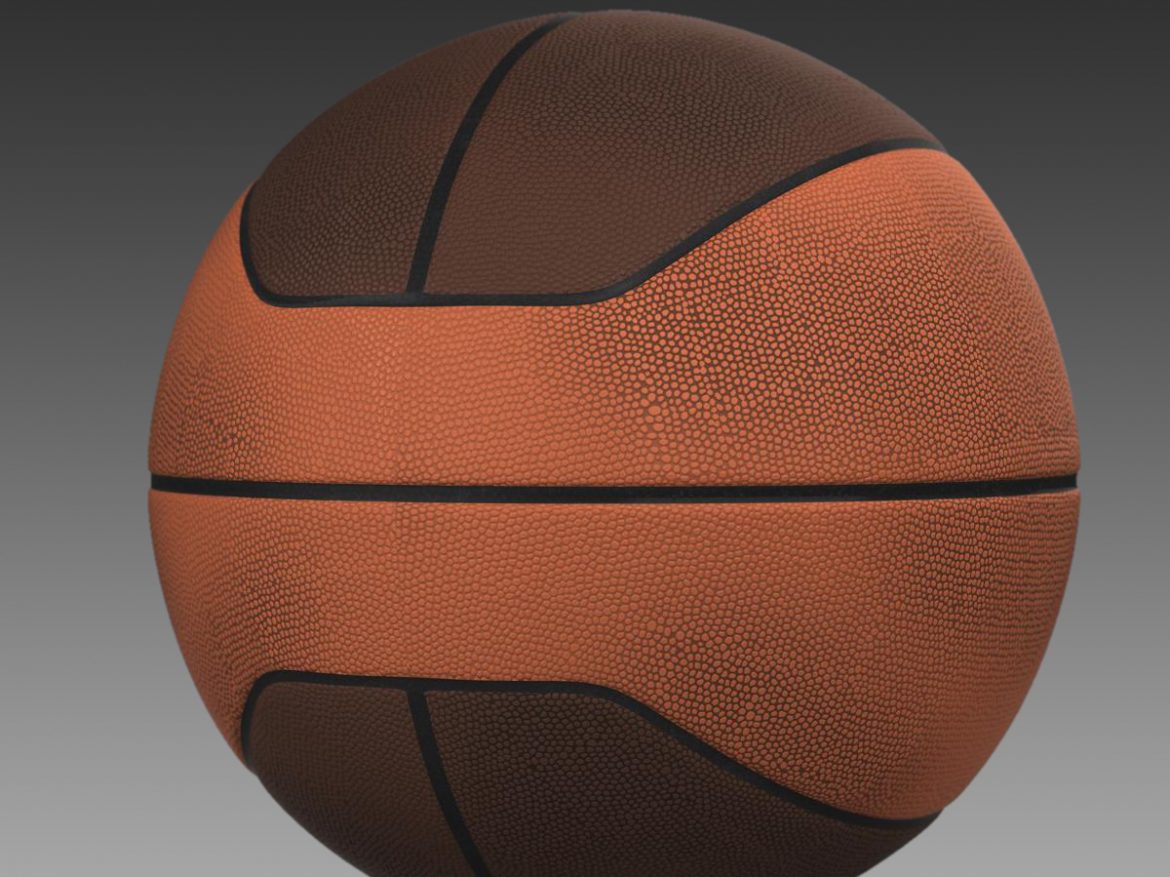 basketball ball euro 3d model 3ds max fbx c4d ma mb obj 164970