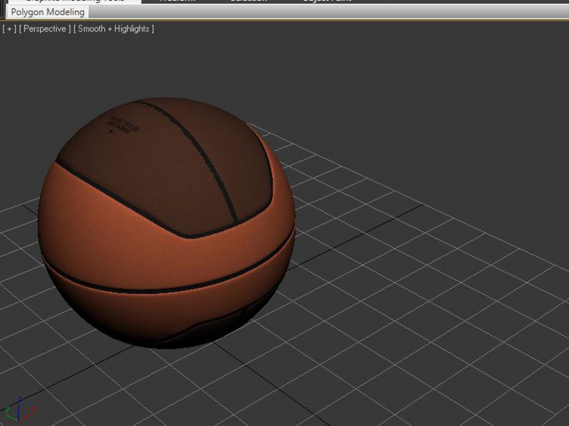 basketball ball euro 3d model 3ds max fbx c4d ma mb obj 164973