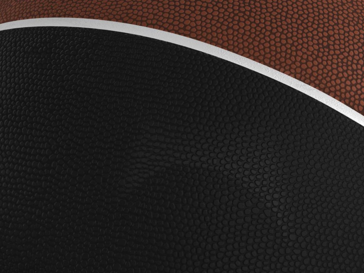 basketball ball euro brown-black 3d model 3ds max fbx c4d ma mb obj 165101