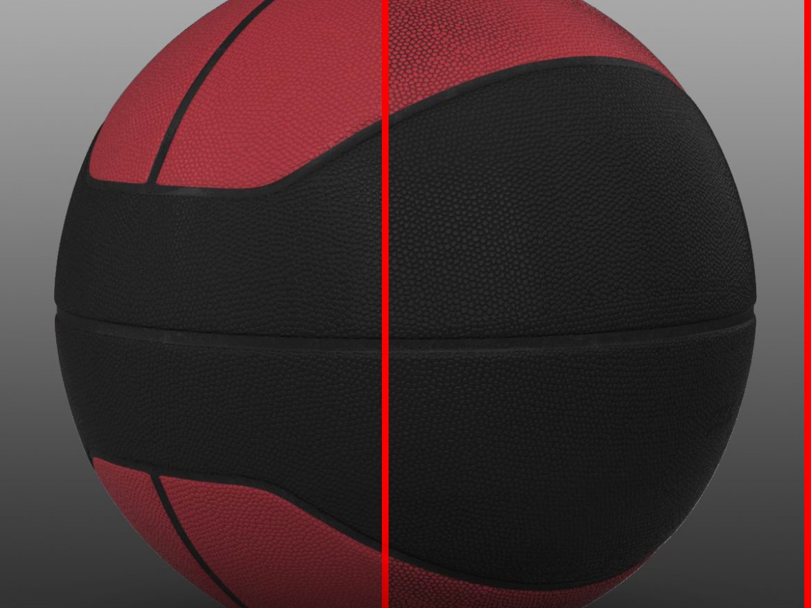 basketball ball euro feb-black 3d model 3ds max fbx c4d ma mb obj 165084