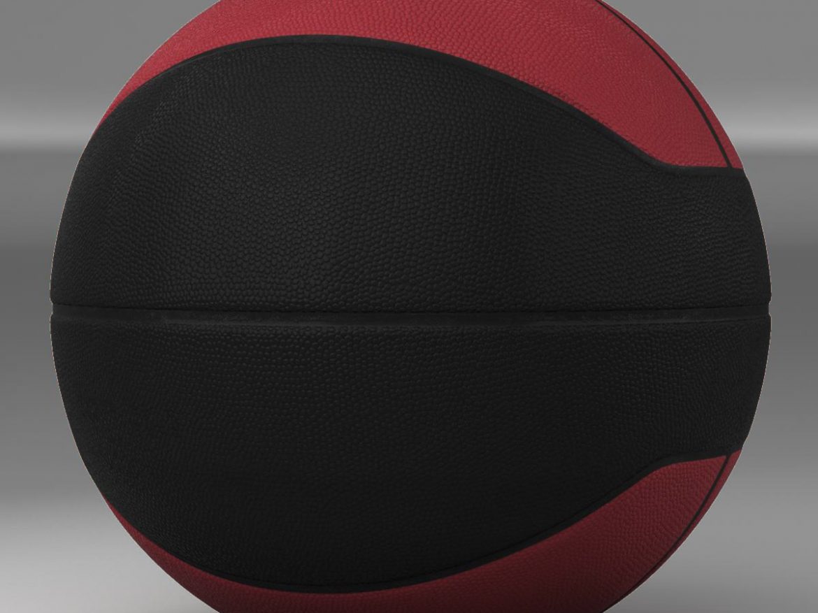 basketball ball euro feb-black 3d model 3ds max fbx c4d ma mb obj 165085