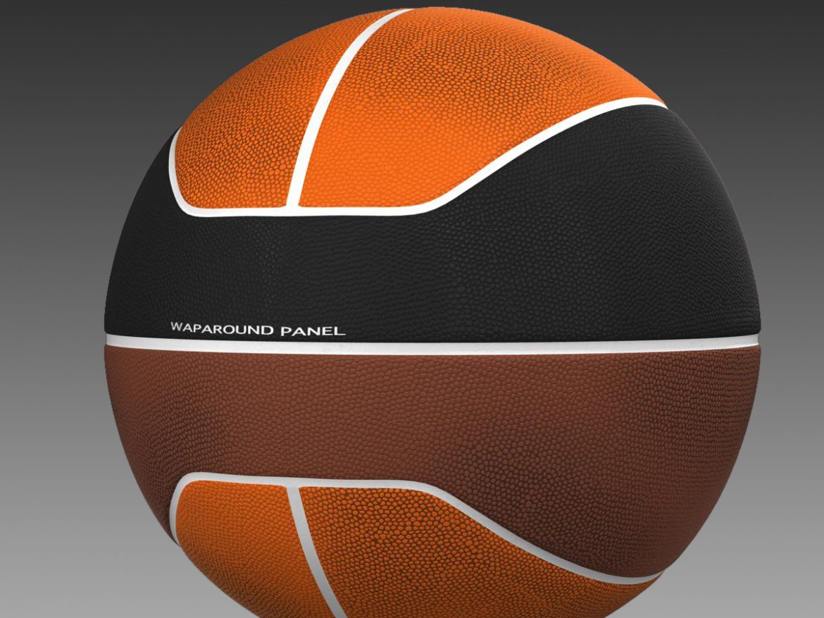basketball ball euro tricolor 3d model 3ds max fbx c4d ma mb obj 164986