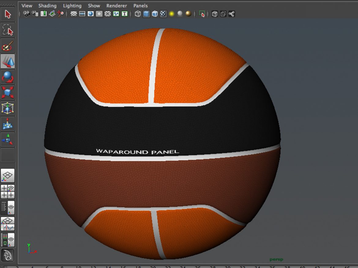 basketball ball euro tricolor 3d model 3ds max fbx c4d ma mb obj 164987