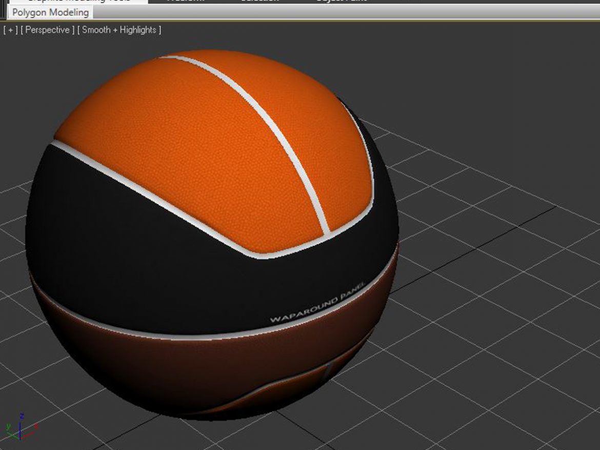basketball ball euro tricolor 3d model 3ds max fbx c4d ma mb obj 164989