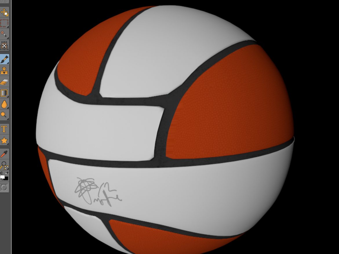basketball ball euro white 3d model 3ds max fbx c4d ma mb obj 165424