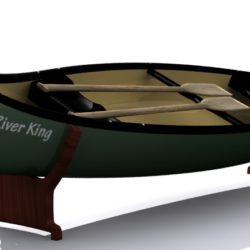 canoe 3d model 3ds max fbx obj 157530