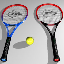 tennis racket 3d model 3ds max 147779