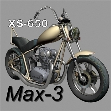 yamaha xs 650 3d model max 79124