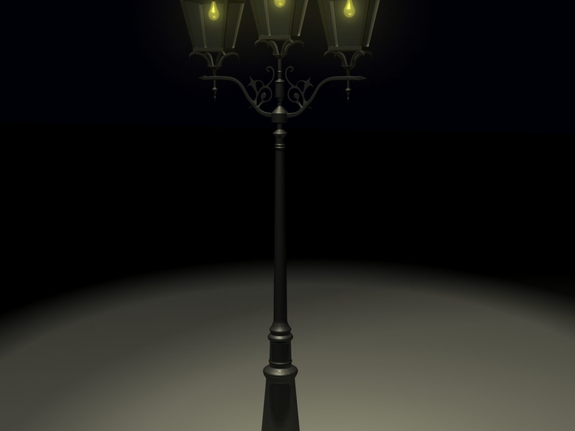 street lamp v2 3d model ma mb obj 119129